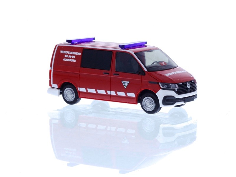 Rietze 53969 - 1/87 Volkswagen T6.1 Fire Department MAN Augsburg - New