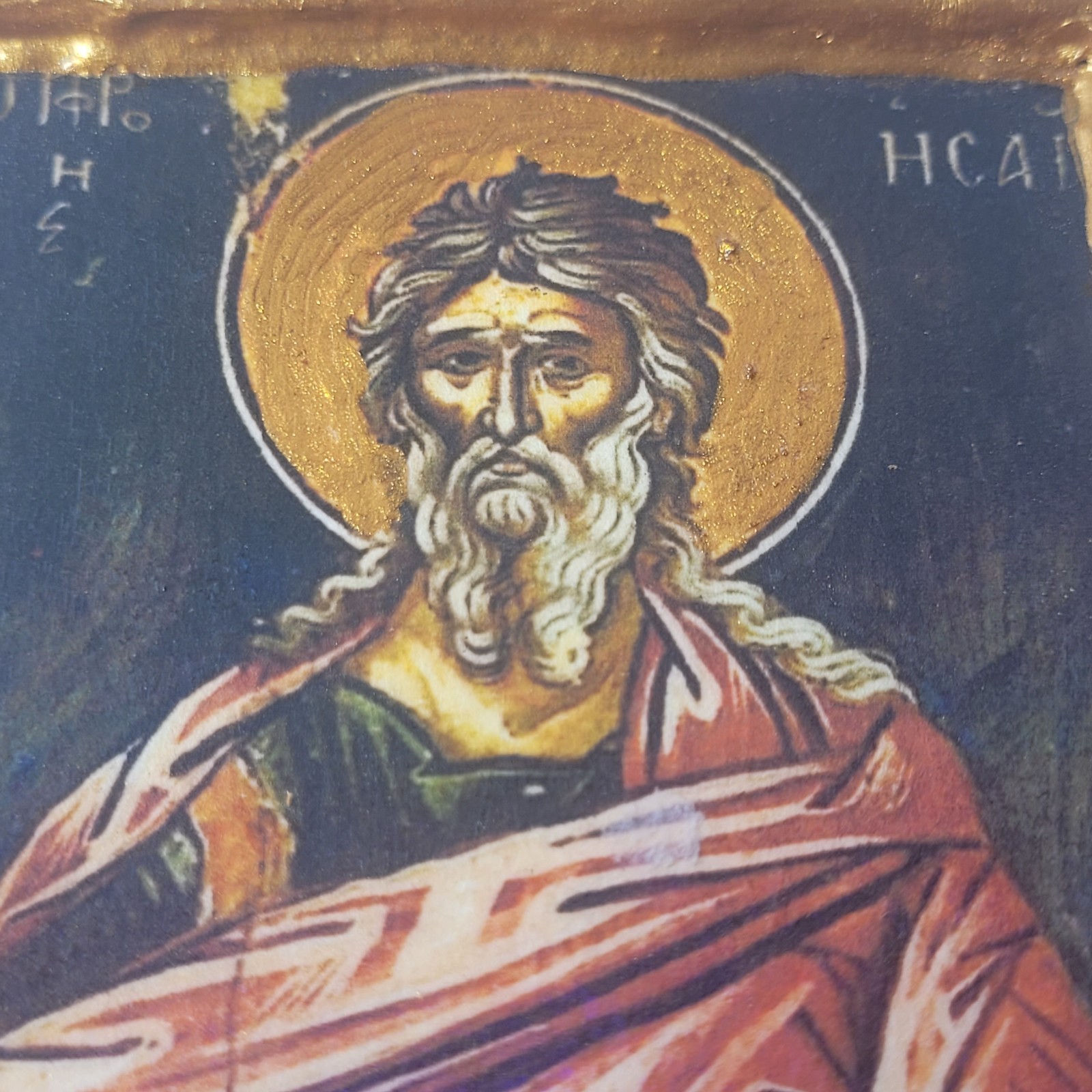 Saint Isaiah Esaias Isaias of Israel The Prophet Eastern Greek Orthodox Icon