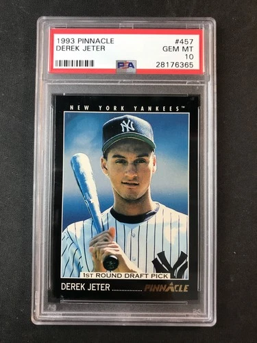 PSA 10 1993 Pinnacle #457 Derek Jeter New York Yankees HOF RC NO RESERVE!