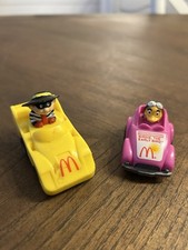 VTG 1985 Hamburglar Birdie Turbomacs Pull Back Cars Mcdonald s Happy Meal