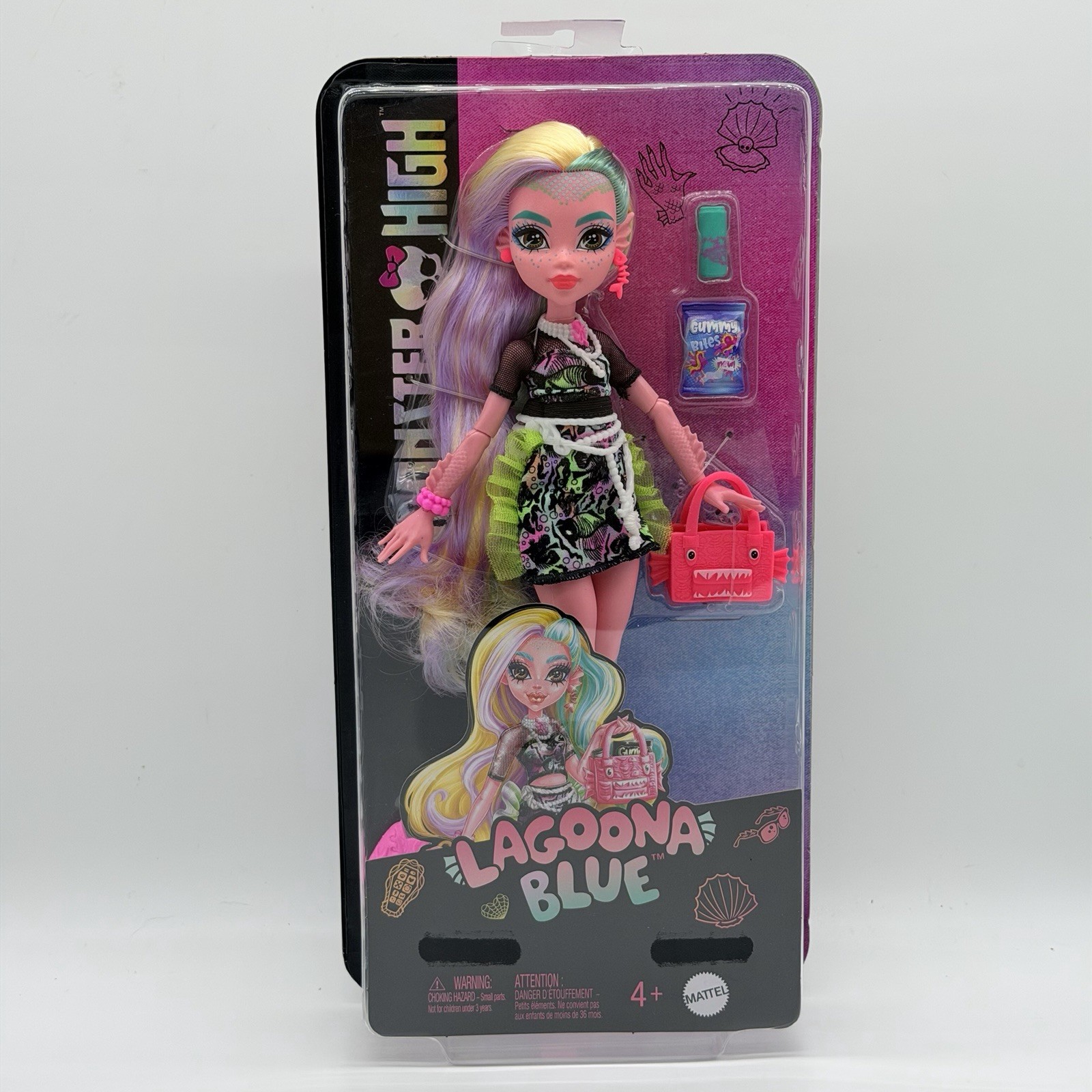 Monster High Lagoona Blue Day Out Doll with Accessories, Art