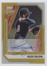 2021 Panini Elite Extra Edition Optic Gold Signatures /10 Alex Ulloa Auto a8r