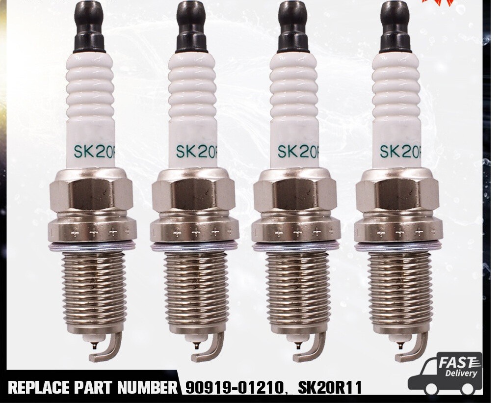 4x Iridium Power Spark Plugs SK20R11 90919-01210 For Lexus/Camry US