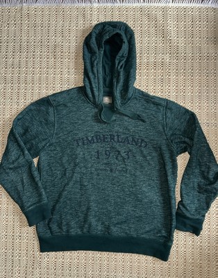 Timberland Herren Hoodie Kapuzenpullover Gr, XL/TG Grün Top Zustand