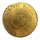 General Motors 50 Million Cars Medallion 1903-1954 GM Token Collectible