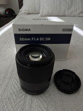 Sigma 30mm F1.4 DC DN Contemporary Lens Sony E Mount - Mint Condition, Complete