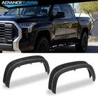 Fits 22-26 Toyota Tundra OE Style PP Fender Flares Wheel Covers Trim Black 4PCS