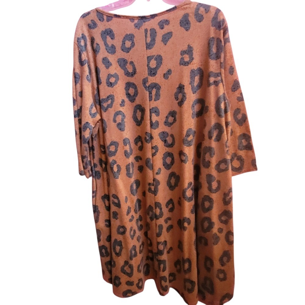 Plus size Leopard Print Blou - image 7