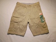 Men's Wrangler Beige Khaki Cargo Shorts 30 Regular New With Tags