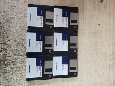 Vintage Microsoft Windows Version 3.1 Floppy Lot Of 6 Used