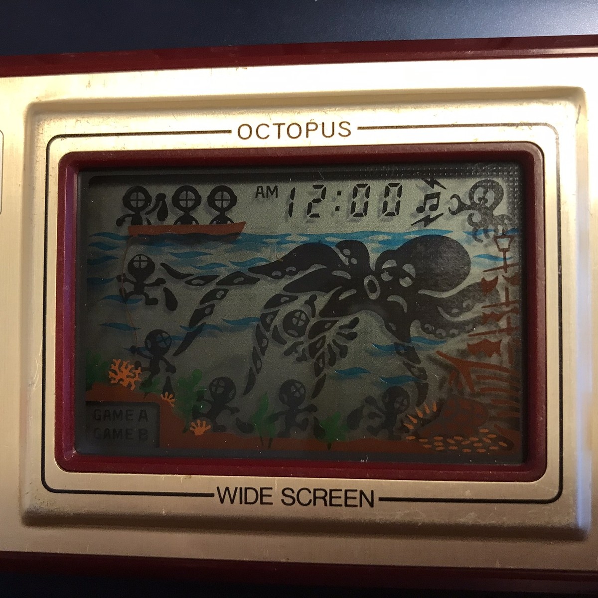 Nintendo Game & Watch オクトパス Nintendo Game & Watch Octopus Hand Held Japan Retro Game
