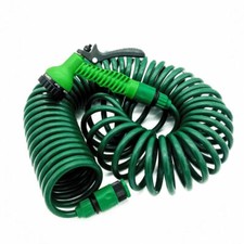 30M Garden Hose Heavy-Duty Coiled Spiral Car Washing Cleaning Water Hose Garden