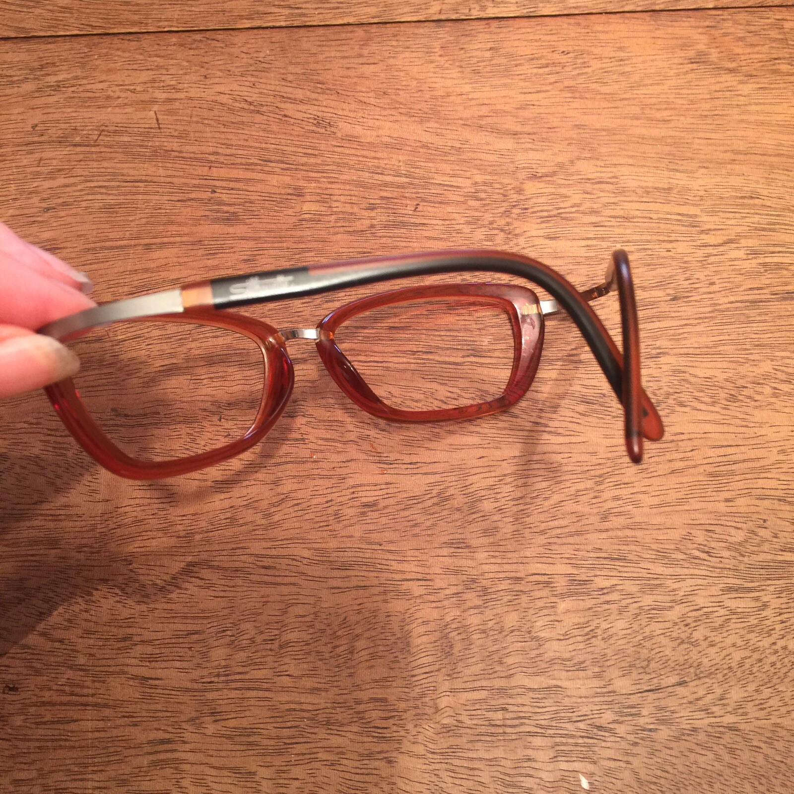 Silhouette Eyeglasses Frames Plastic Titanium Scr… - image 4