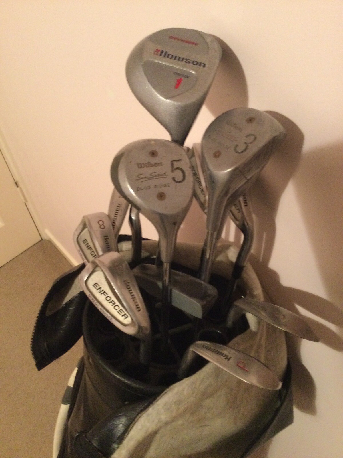 Used full set golf clubs and bag eBay