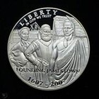 2007 P Jamestown Silver Dollar Gem Proof
