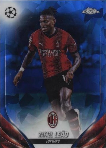 Rafael Leao 2023-24 Topps UEFA Club Competitions Gold Starball