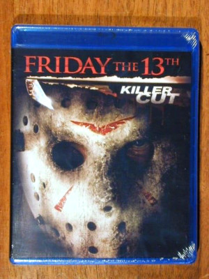 FRIDAY THE 13TH KILLER CUT 2009 BLU RAY BRAND NEW SEALED  CLASSIC HORROR THRILLS