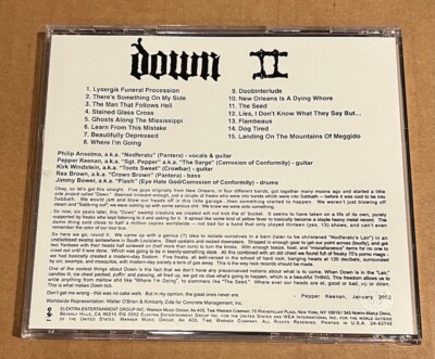 Down - II: A Bustle in Your Hedgerow RARE promo advance CD '02