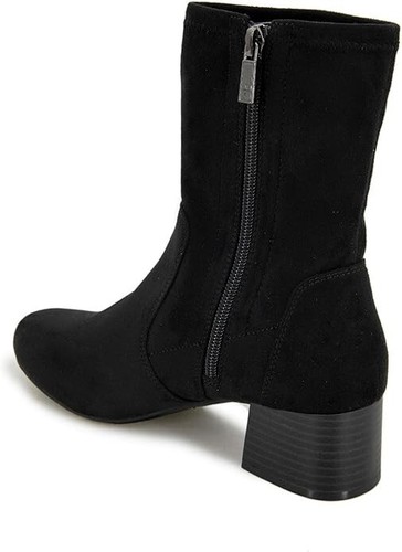 Kenneth Cole Reaction Women 6 M Black Road Stretch Faux Suede Ankle Boots NIBSB1 - 第 1/4 張圖片