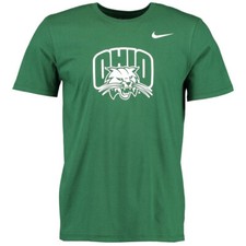 Nike Ohio Bobcats T-Shirt Men's XL Green NCAA Athletic