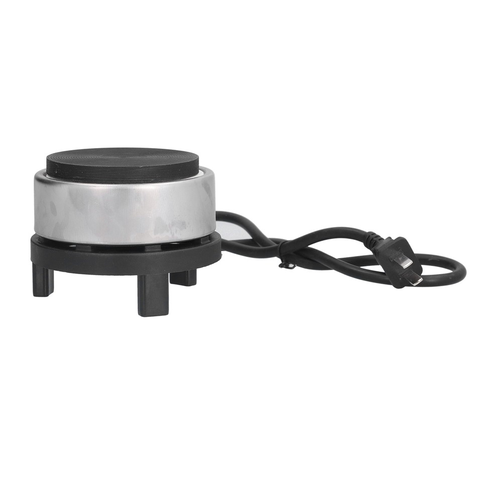 300W Mini Electric Stove Iron Hot Plate Tea Coffee Pot Warmer Heater