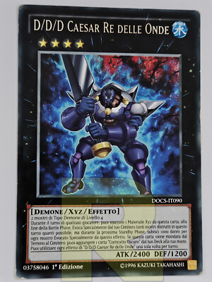 D/D/D Wave King Caesar / König der Wellen  Rare  DOCS-IT090 1. Auflage Italiano Good+