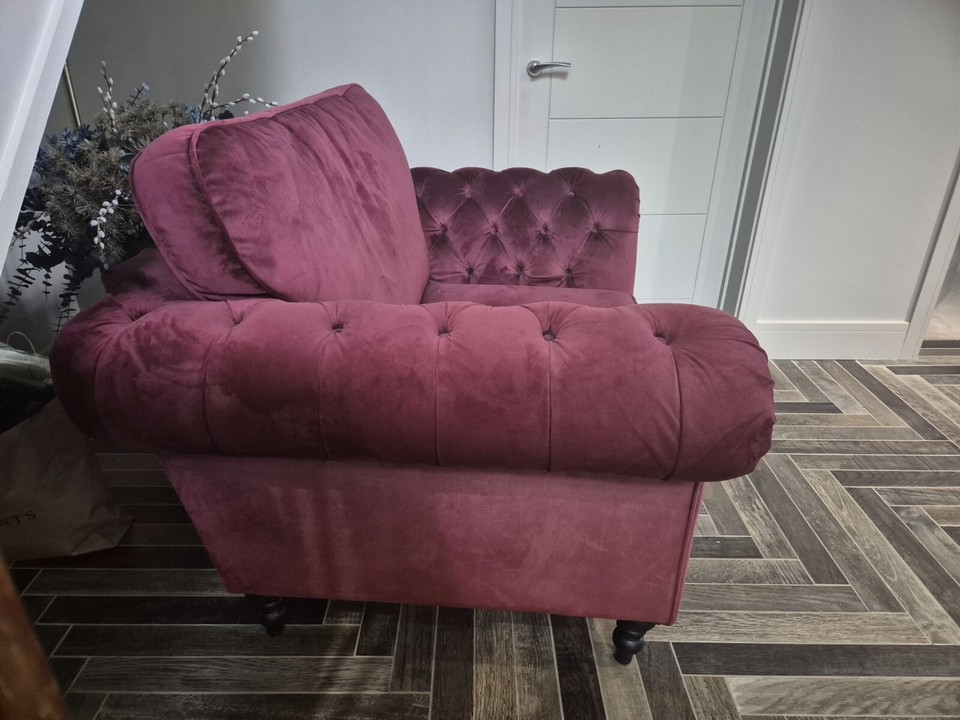 velvet sofa 2 seater eBay