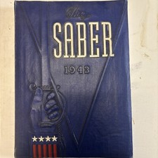 Vintage 1943 Year Book-“The Saber” Kentucky Military Institute 