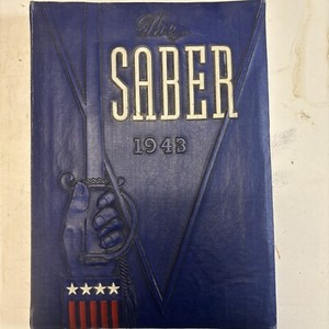 Vintage 1943 Year Book-“The Saber” Kentucky Military Institute