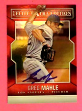2014 Panini Elite Extra Edition, Los Angeles Angels - GREG MAHLE - Autographed