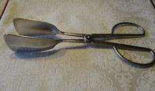 SILBER-GEBÄCKZANGE GEPUNZT 100-3 * VERSILBERT * SILBER-KONVOLUT *