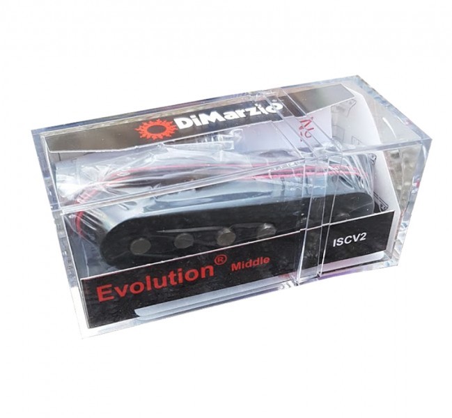 Dimarzio ISCV2 Steve Vai Evolution Single Coil Middle Pickup Black ISCV2BK