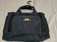 Mini Travel Garment Bag w/Compartments Vintage by Ricardo Beverly Hills 10X13X4"