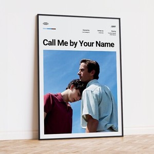 Ink blot Movie Call Me by Your Name canvasposter, muurkunst decoratie Ink blot Movie Call Me by Your Name canvasposter, muurkunst decoratie