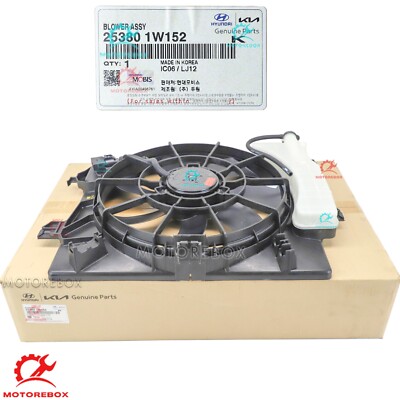  Genuine  Radiator Cooling Fan Motor Assy 2012-17 Accent Veloster Rio 253801W152