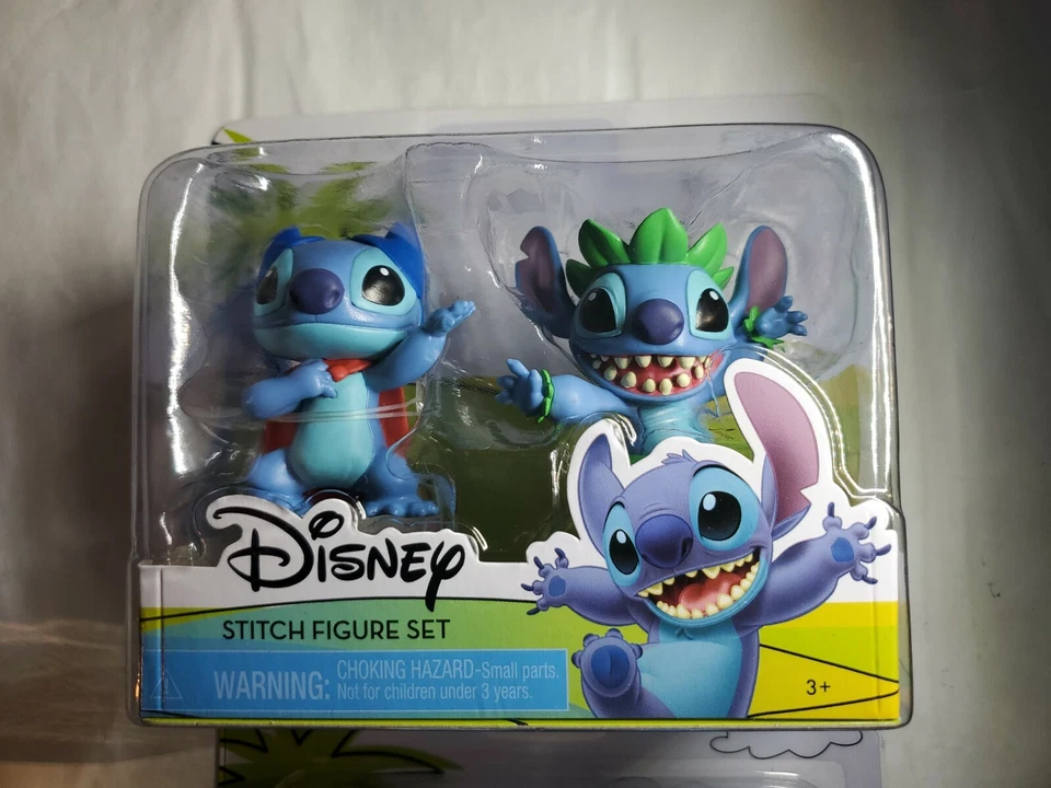 2 Nuevo Juego de Figuras Disney Lilo & Stitch Superhéroe 3" + Hula & Alien + Lote Scrump Foto 3 de 4