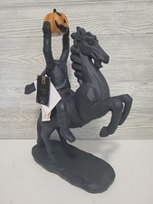 Spooky Night 19in LED Headless Horseman With Jack-O-Lantern Halloween Decor