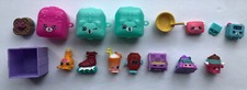 Shopkins Lot Of 16 Total Pieces MOOSE Backpacks Roller Skate Piano More