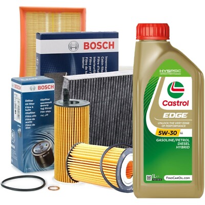 Kit 4 Filtri Castrol Golf VII Tagliando - Ricambi Auto SMC