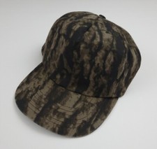 Vintage 90s Whitewater Outdoors Tree Bark Camouflage Hat Vtg Made In USA Camo