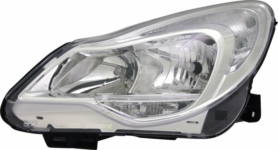 Phare avant gauche Opel Corsa D 2011-2015 projecteur feu de croisement et route côté conducteur