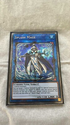 Yugioh EU English Splash Mage RA04-EN080 Quarter Century Secret Rare NM 1st