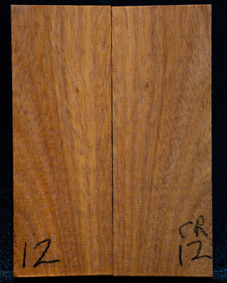 Crabwood #12 Knife Scales 5''x 1.8''x 3/8''see 100 woods in my store