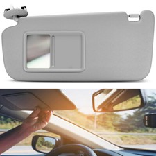 Left Driver Sun Visor Shade Shield W Mirror For 2007-2013 Toyota Corolla Gray Left Driver Sun Visor Shade Shield W Mirror For 2007-2013 Toyota Corolla Gray
