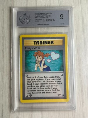 Misty's Wish 1. Edition PGS 9 Gym Challenge - 108/132 - Pokemon Karte - Englisch