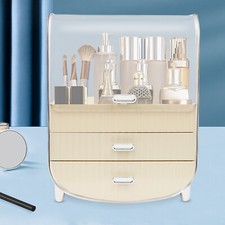 Makeup Organizer Large Makeup Organizer Cosmetics Skincare with Lid and Drawers