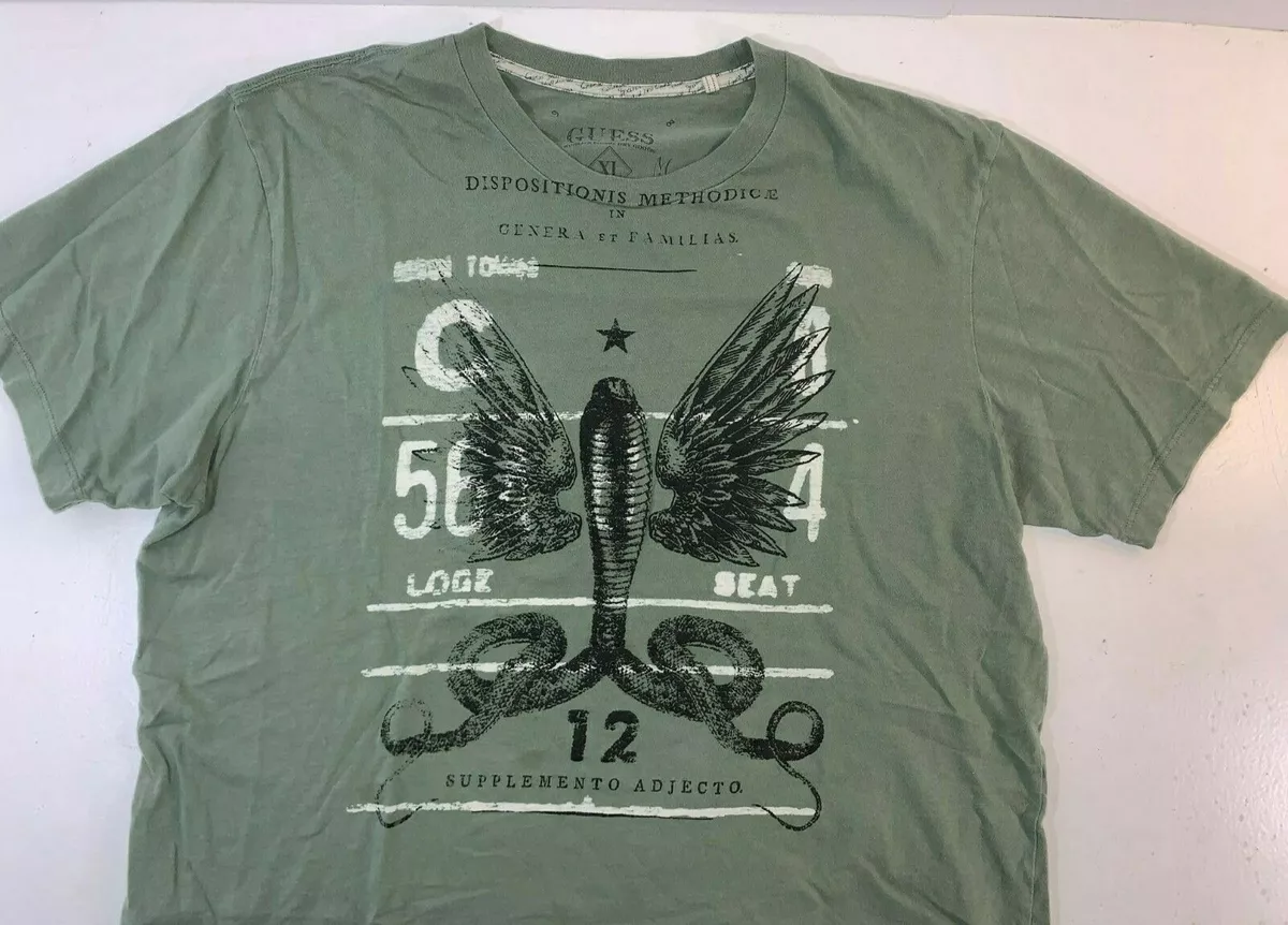 Olive green hotsell guess shirt