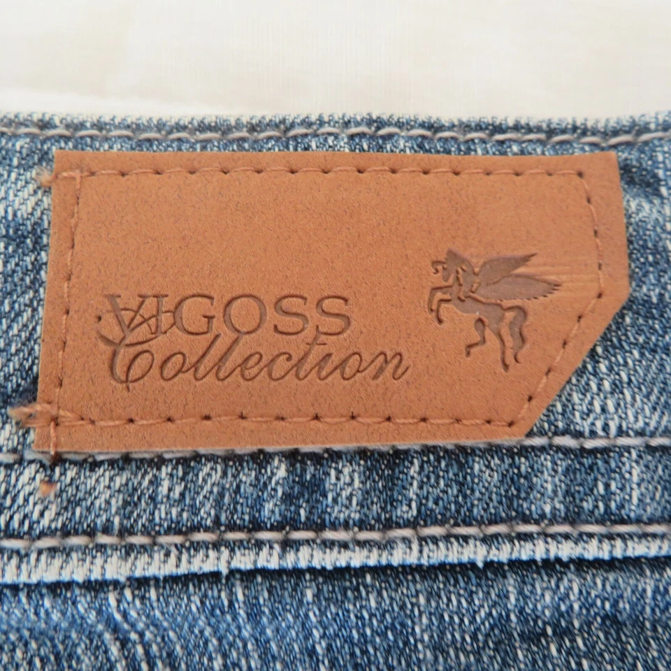 Pantalones Cortos de Jean Vigoss Collection Para Mujer Junior Desgastados Talla 3/4 Foto 4 de 4