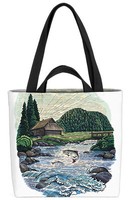 Bergsee Landschaft Tasche Fische See Teich Berglandschaft Wandern Wald Berg