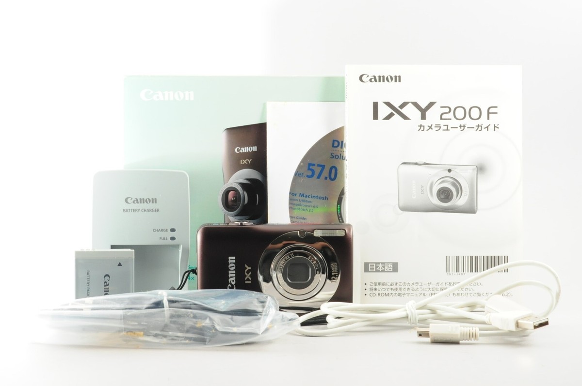 Mint Canon IXY 200 F Compact Digital Camera Brown From Japan Mint Canon IXY 200 F Compact Digital Camera Brown From Japan